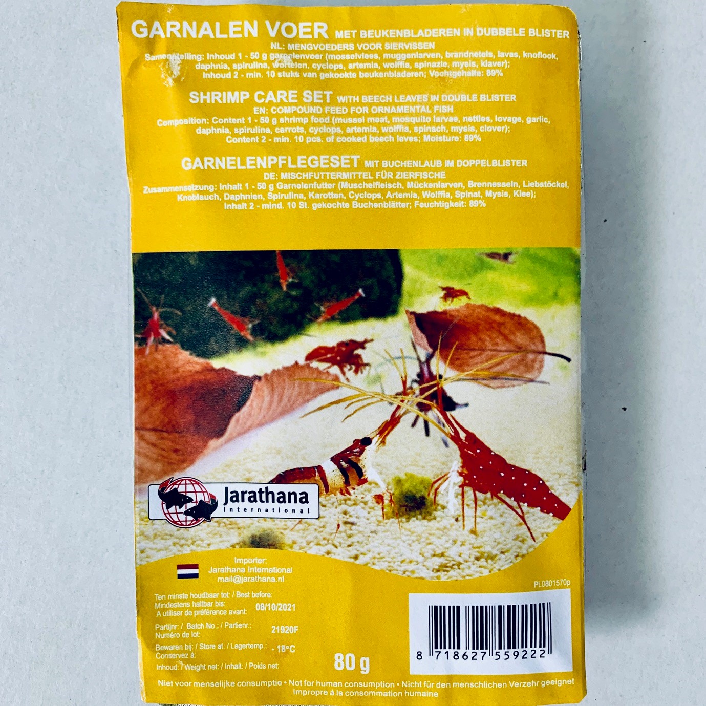 Shrimp-Crab-Pleco mix  blister dpvr